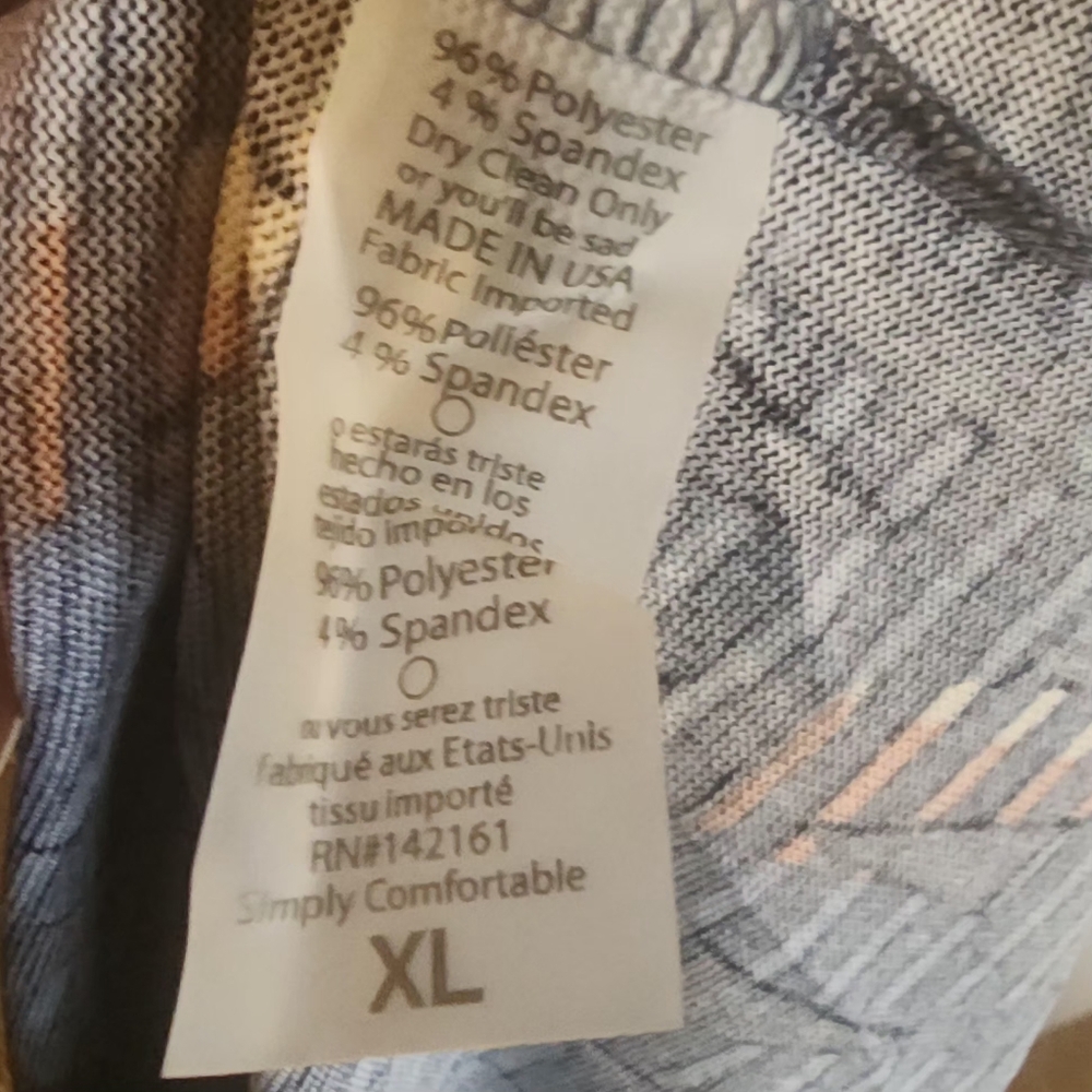 LuLaRoe Sarah Duster NWT Cardigan XL Black Aztec Geometric Longline Pockets - Picture 5 of 6